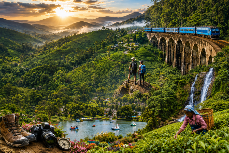 Hill Country Sightseeing  & Adventure Tour in Sri Lanka