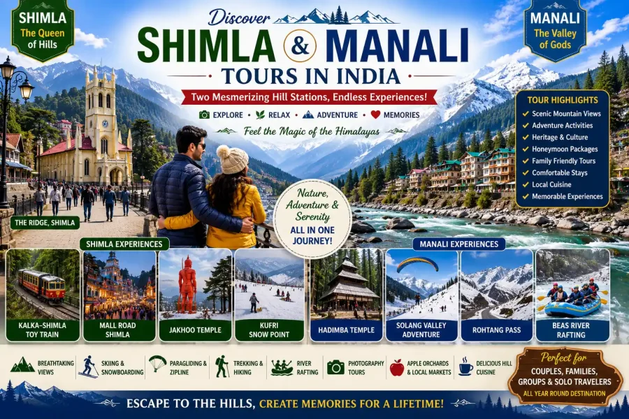 Shimla & Manali Tours in India